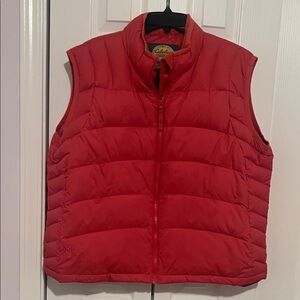 Cabela's Vibrant Red Quilted Vest